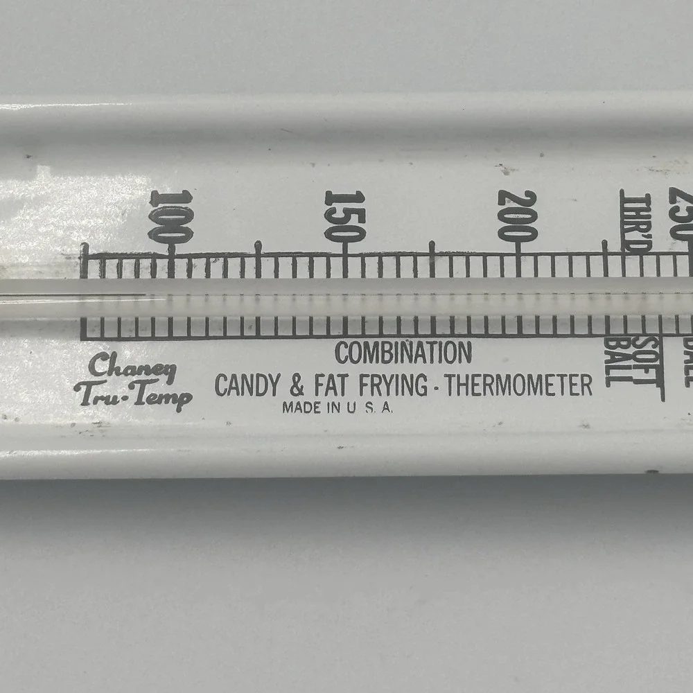 Vintage Charney Tru-Temp Deep‎ Fat Frying Candy Thermometer Made In USA